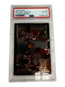 1993 Fleer Michael Jordan Living Legends PSA 6