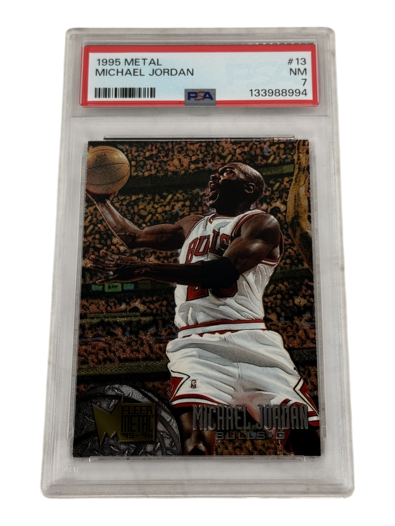 1995 Metal Michael Jordan PSA 7 (1 of 2)