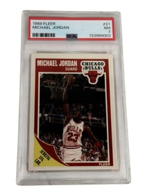 1989 Fleer Michael Jordan PSA 7