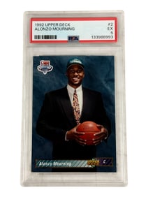 1992 Upper Deck Alonzo Mourning PSA 5