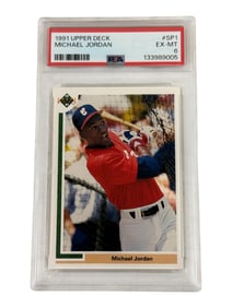 1991 Upper Deck Michael Jordan PSA 6