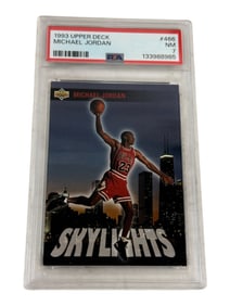 1993 Upper Deck Michael Jordan Skylights PSA 7