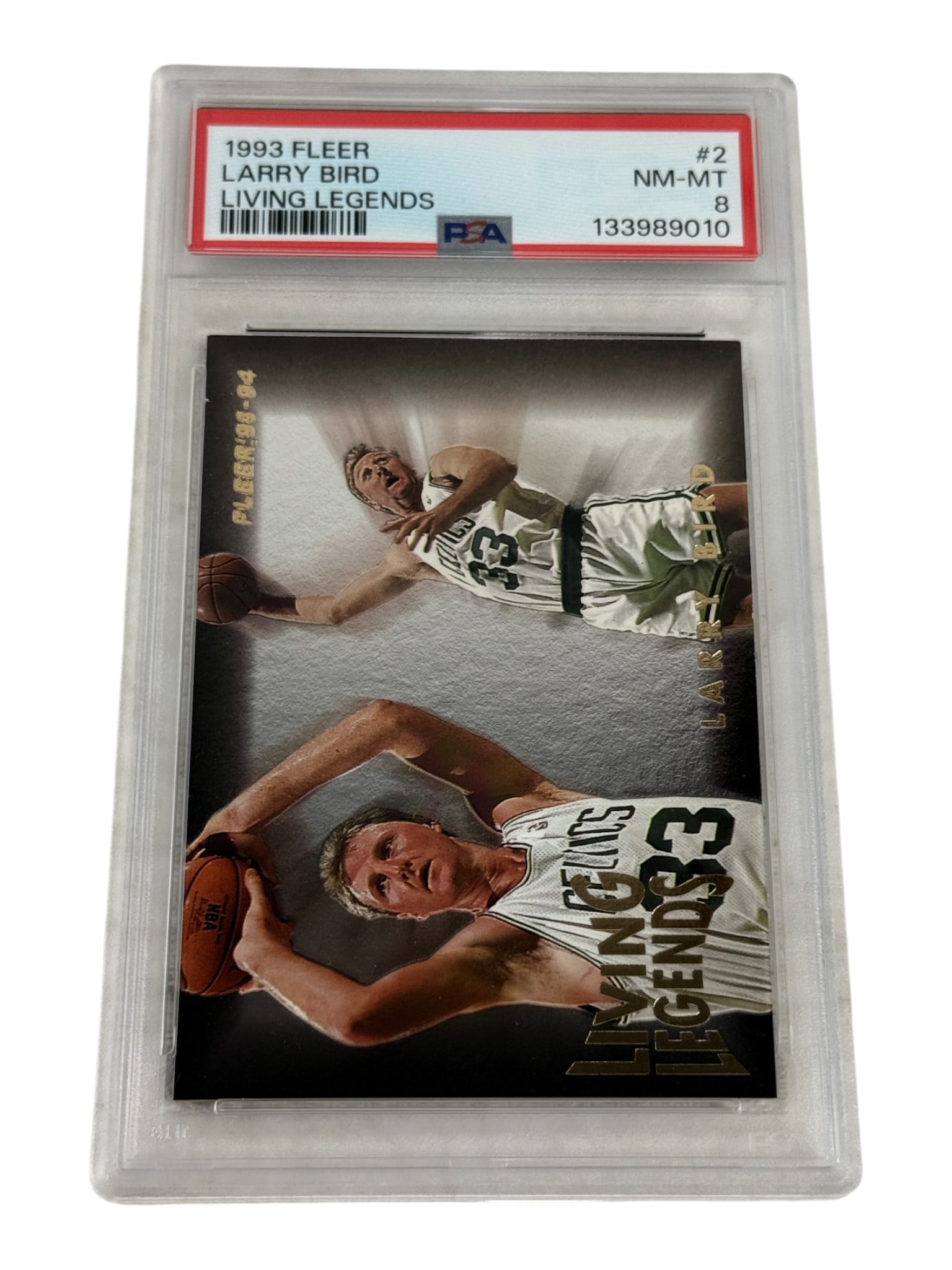 1993 Fleer Larry Bird Living Legends PSA 8 (1 of 2)