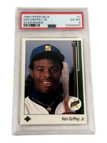 1989 Upper Deck Ken Griffey Jr. Star Rookie PSA 6