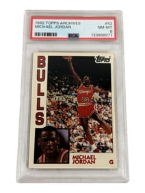 1992 Topps Archives Michael Jordan PSA 8