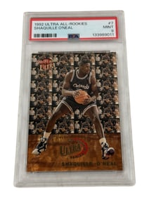 1992 Ultra All-Rookies Shaquille O'Neal PSA 9