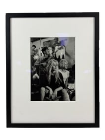 Burt Glinn, Sacha DISTEL et Brigitte BARDOT Black and White Photograph Signed