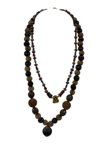 Multi-Strand Mixed Bead Necklace