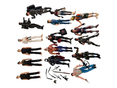 Mixed Action Figure Collection Lot
