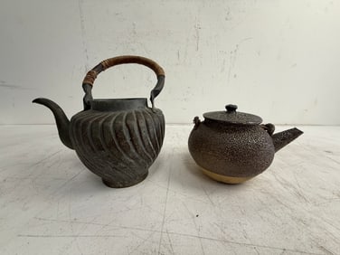 Two Vintage Chinese Teapots