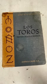 Los Toros Tratado Tecnico E Historico by Jose Ma de Cossio