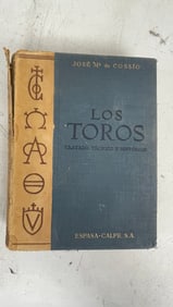 Los Toros Tratado Tecnico E Historico by Jose Ma de Cossio