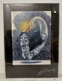 John Lennon Poster by Alan Aldridge, Signed