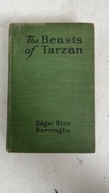 The Beasts of Tarzan Edgar Rice Burroughs 1916 HC Book