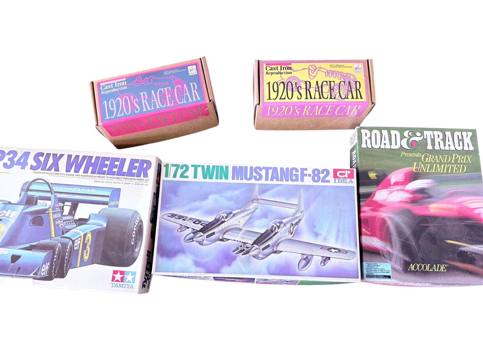 Vintage NIB Model Car and Plane Kits (1 of 1)
