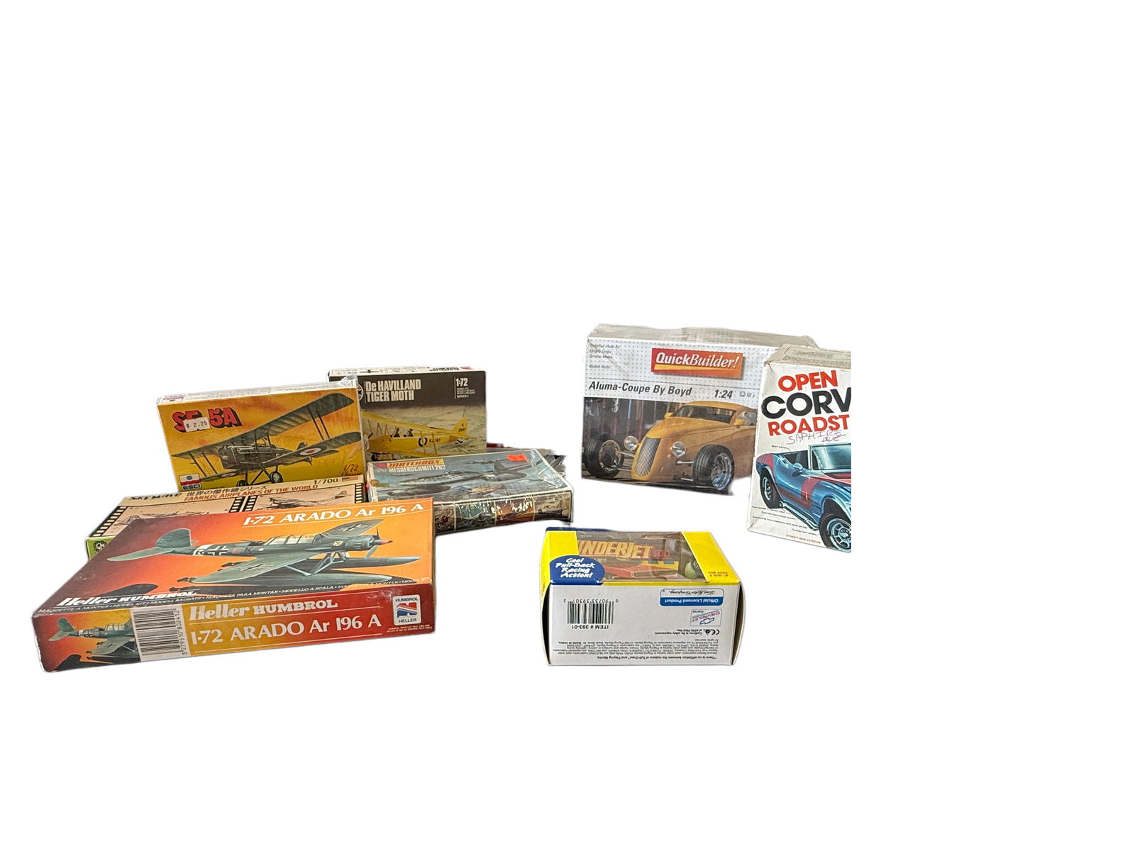 Vintage NIB Model Car and Plane Kits: Vintage NIB Model Car and Plane Kits