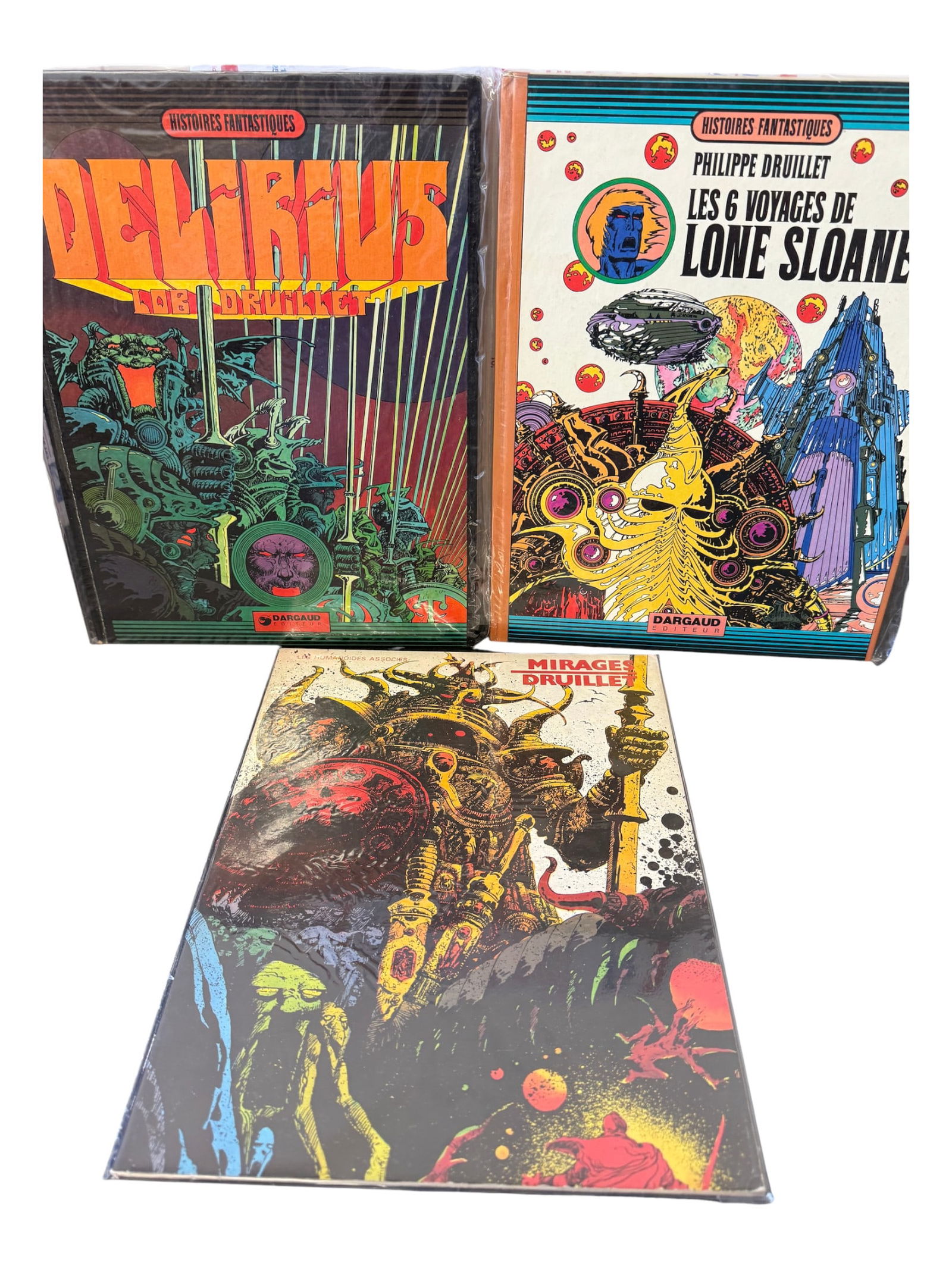 Druillet Brothers Vintage HC Book Collection Lot: Druillet Brothers Vintage HC Book Collection Lot