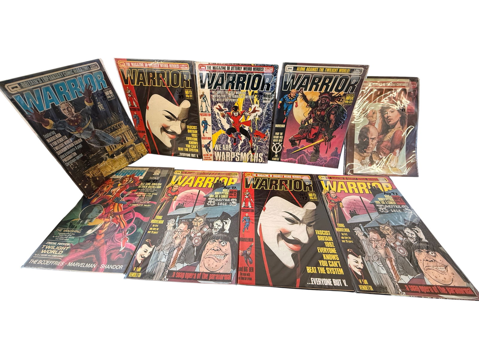 Warrior Vintage Magazine Comic Collection Lot (1 of 1)