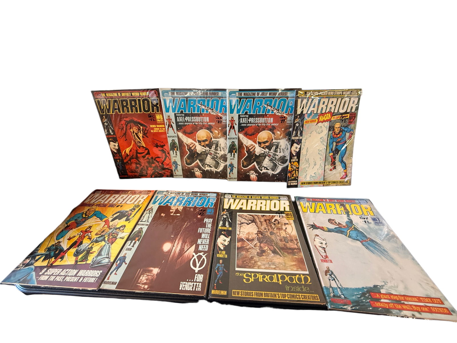 Warrior Vintage Magazine Comic Collection Lot (1 of 1)