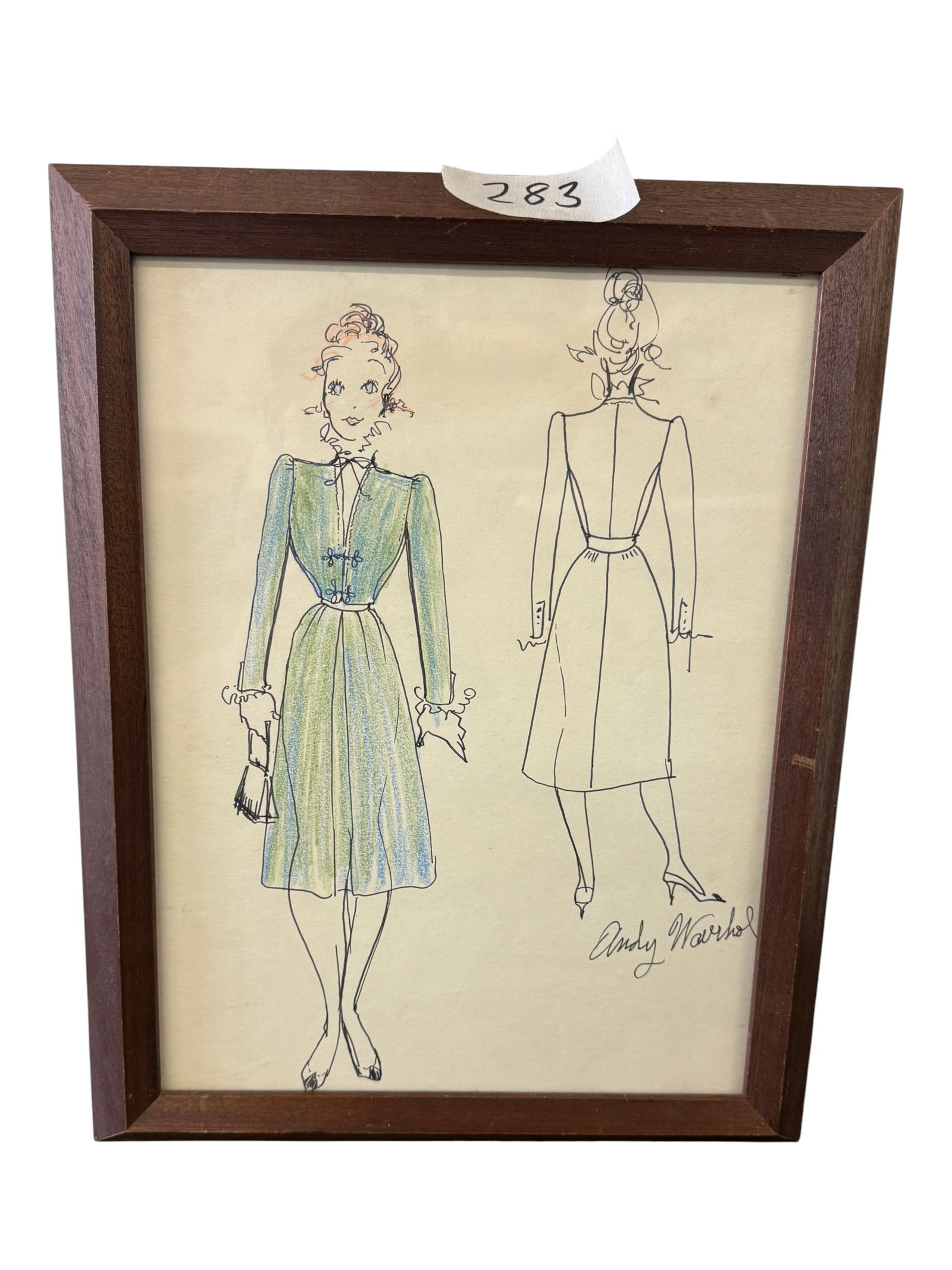 Andy Warhol Costume Design Print: Andy Warhol Costume Design Print