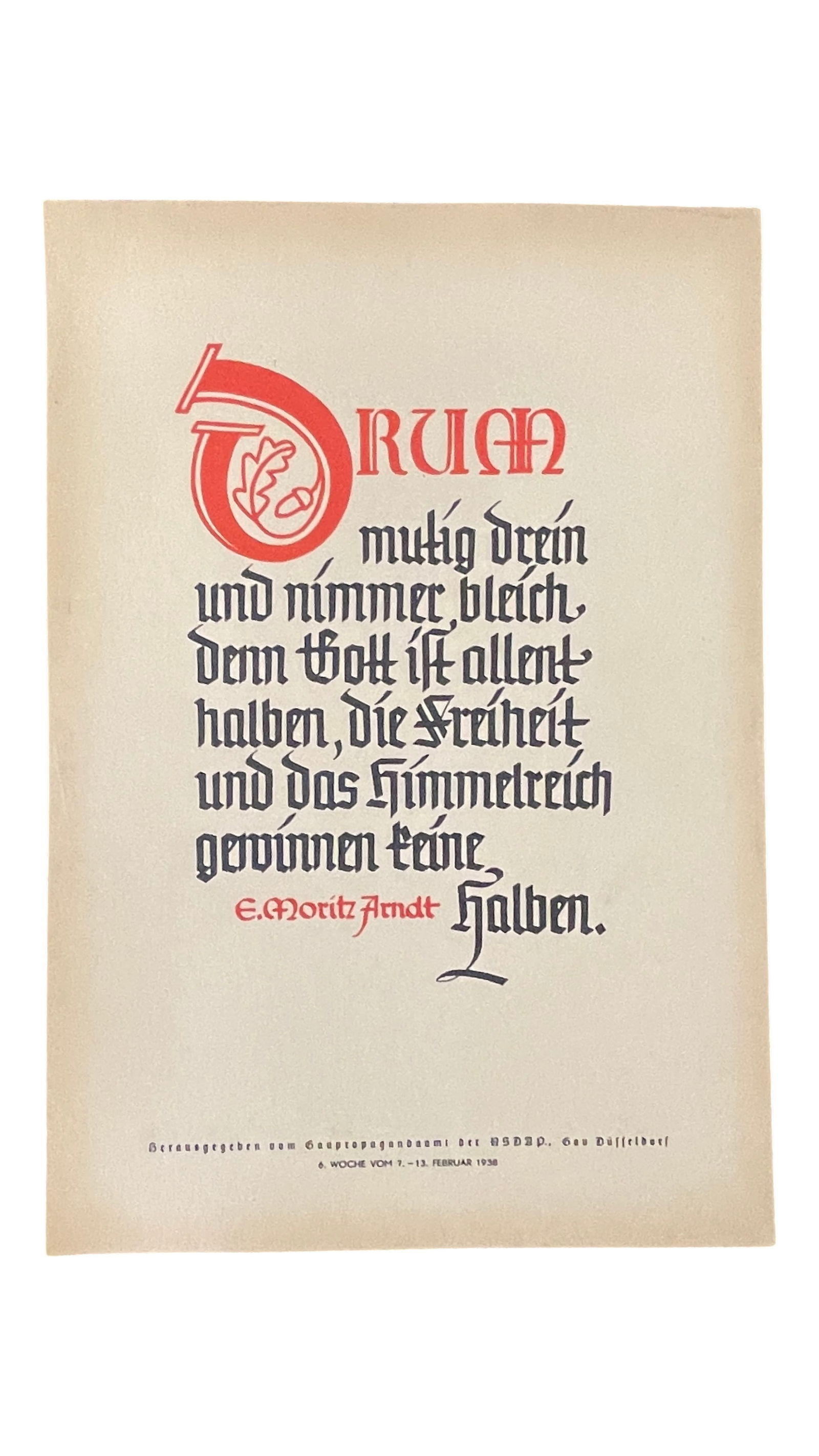 Vintage German WWII Propaganda Poster (1 of 3)