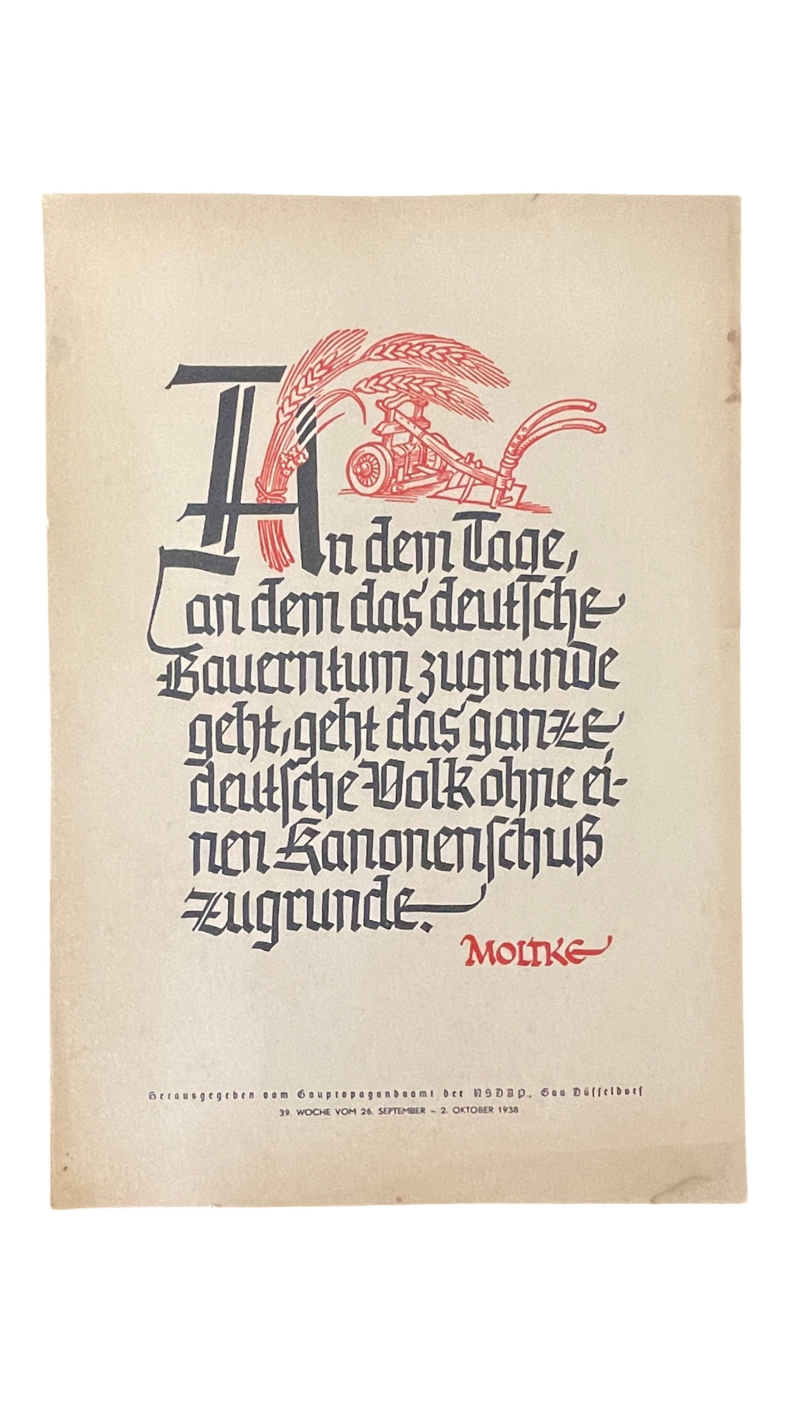 Vintage German WWII Propaganda Poster (1 of 3)