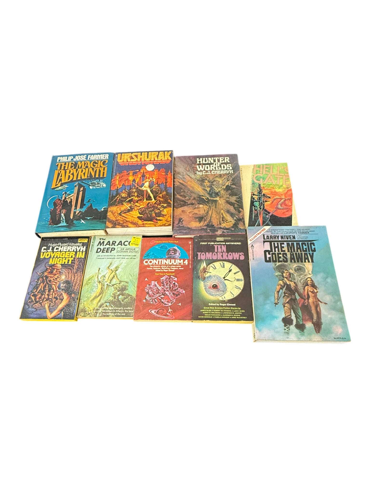 Vintage Sci-Fi Book Collection Lot (1 of 2)
