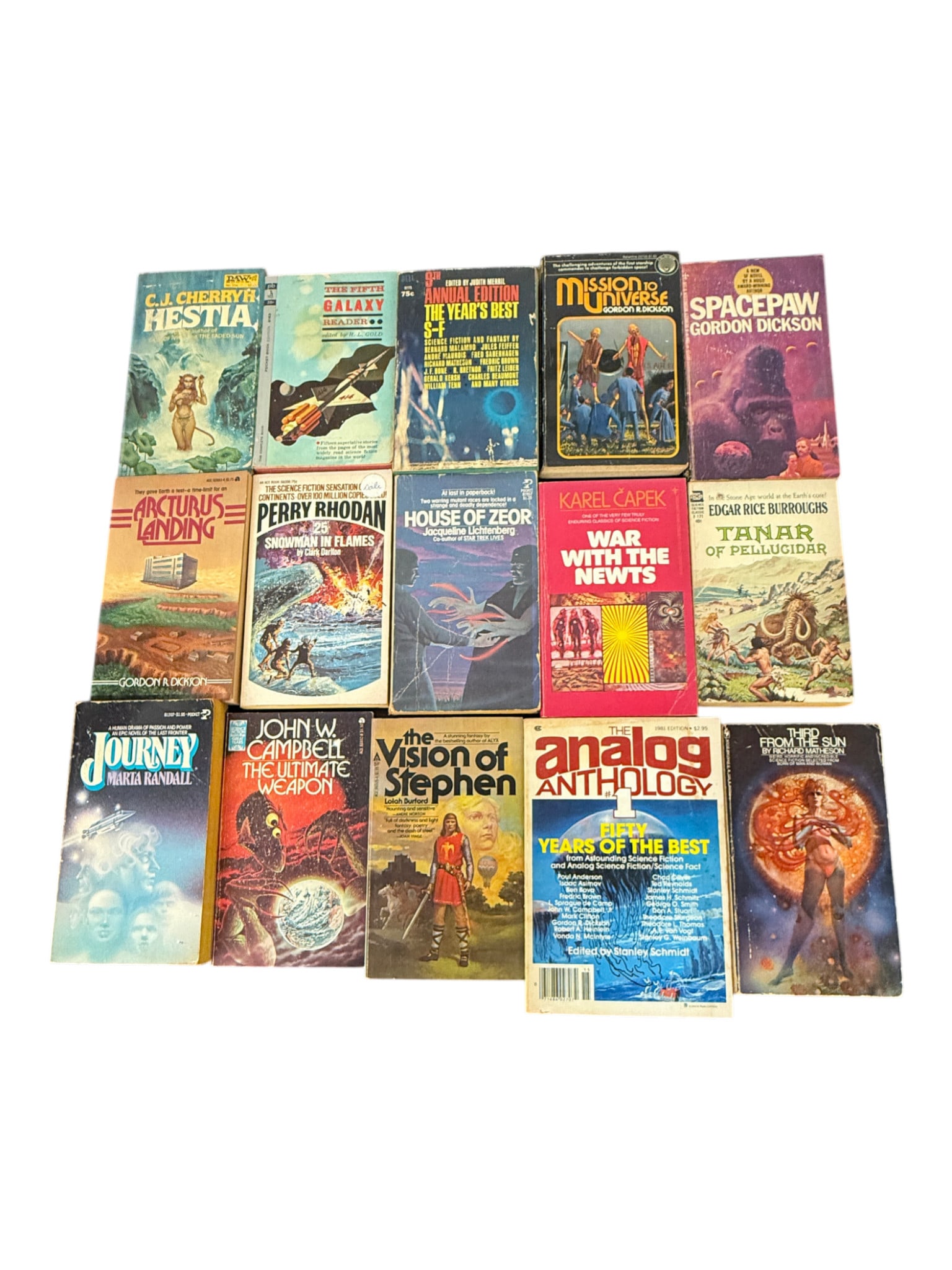 Vintage Sci-Fi Book Collection Lot (1 of 2)