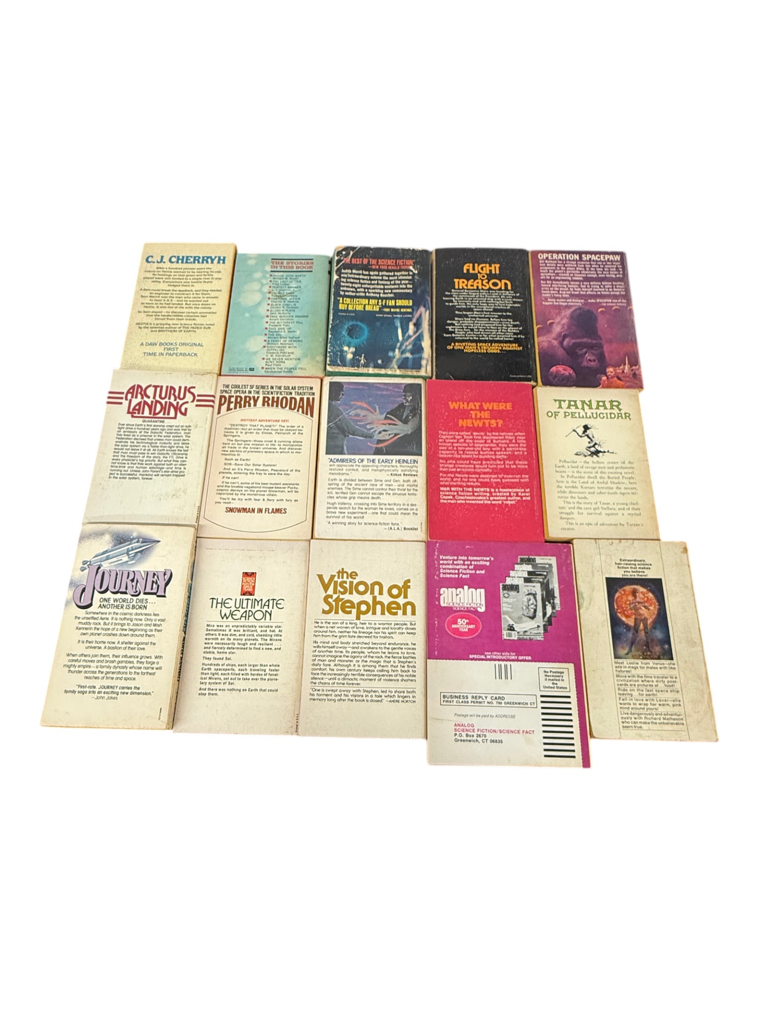 Vintage Sci-Fi Book Collection Lot - 2