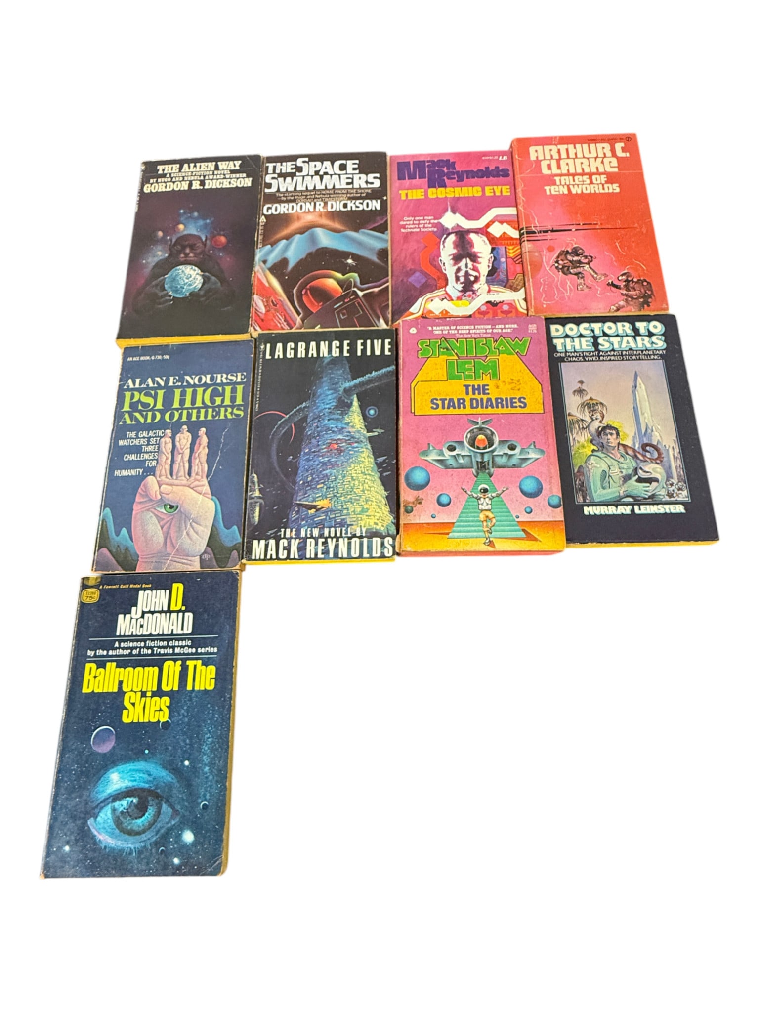 Vintage Sci-Fi Book Collection Lot (1 of 2)