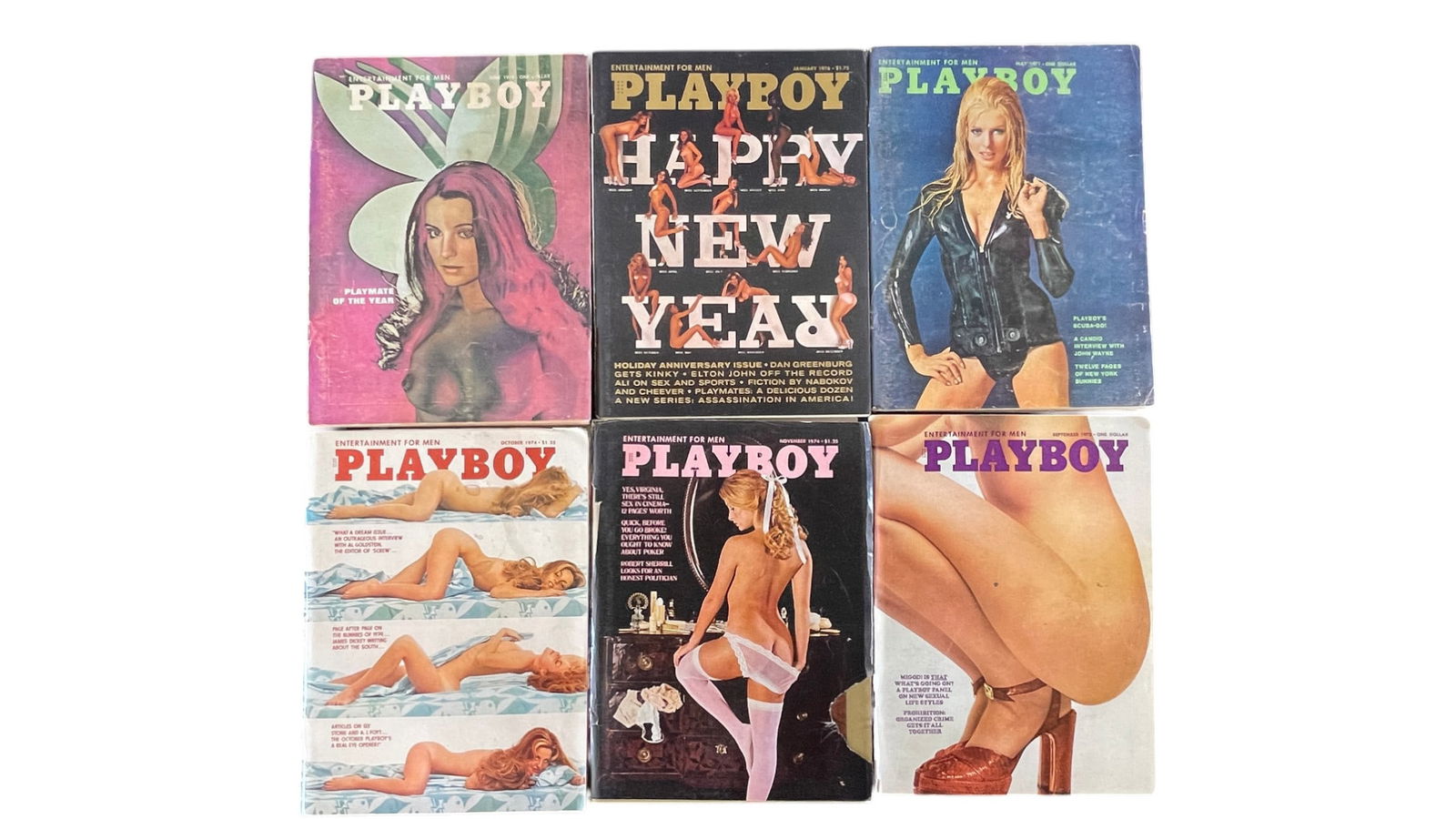 Vintage Playboy Magazine Collection Lot: Vintage Playboy Magazine Collection Lot