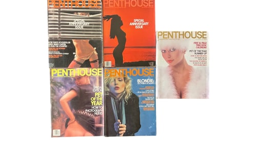 Vintage Playboy Magazine Collection Lot