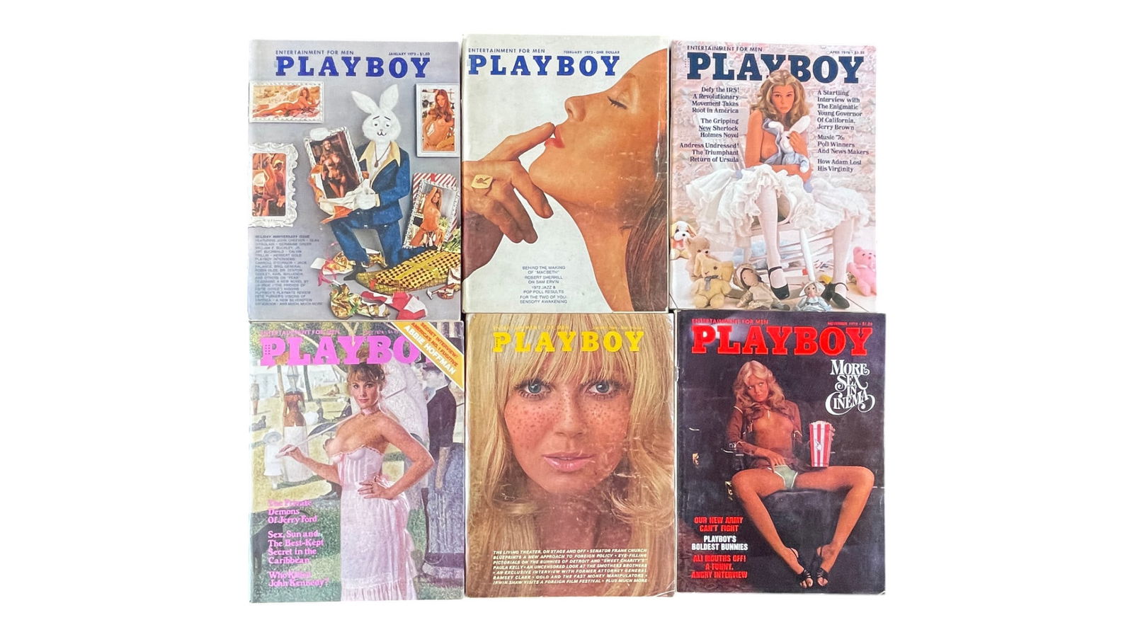 Vintage Playboy Magazine Collection Lot: Vintage Playboy Magazine Collection Lot