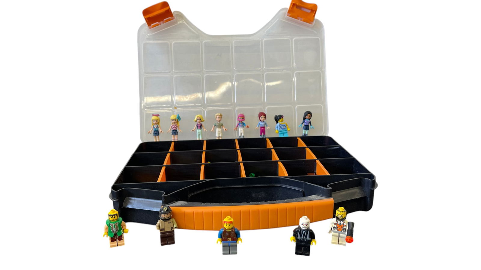 A Collection of LEGO Characters in Case: A Collection of LEGO Characters in Case