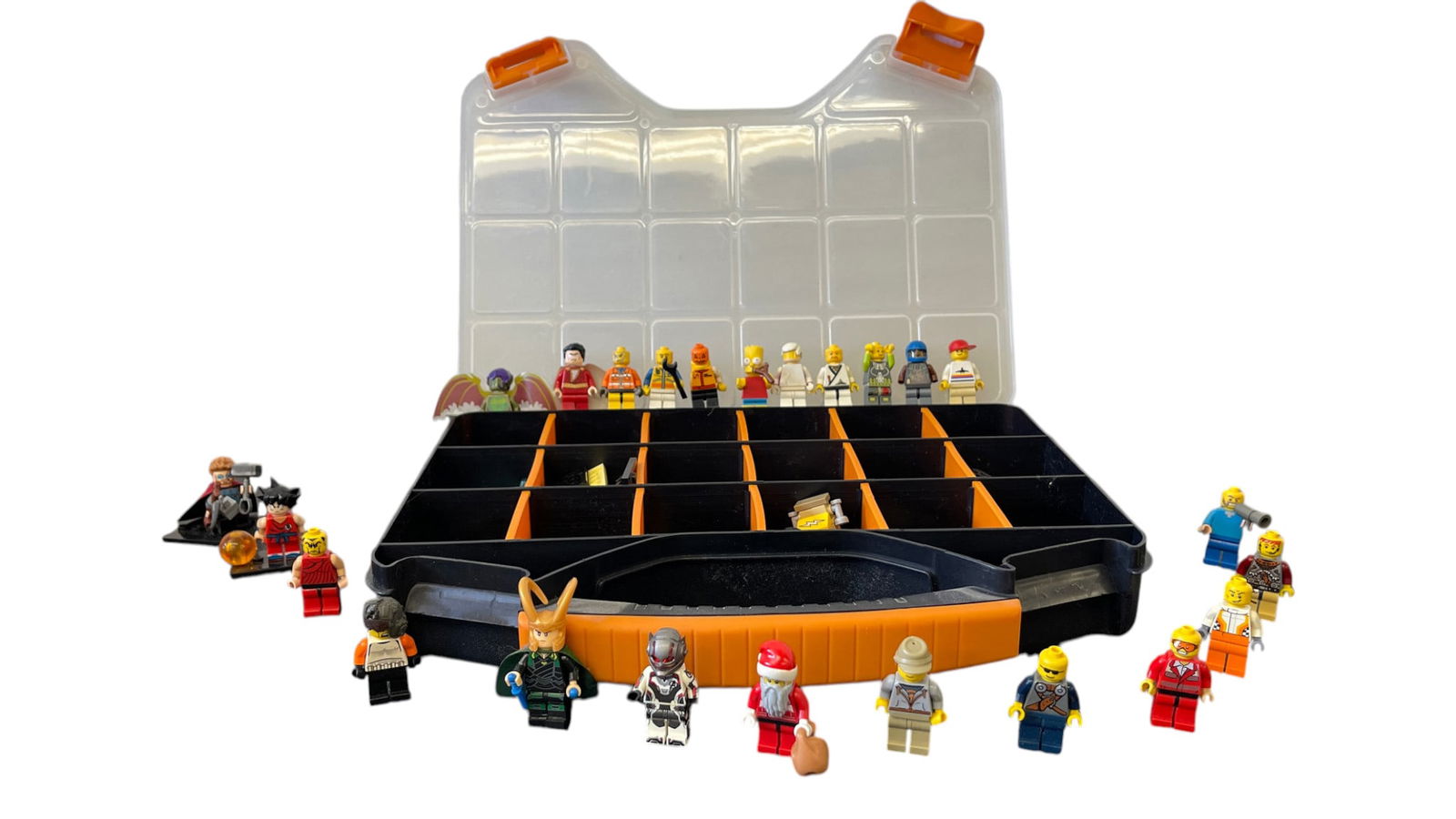 A Collection of LEGO Characters in Case: A Collection of LEGO Characters in Case