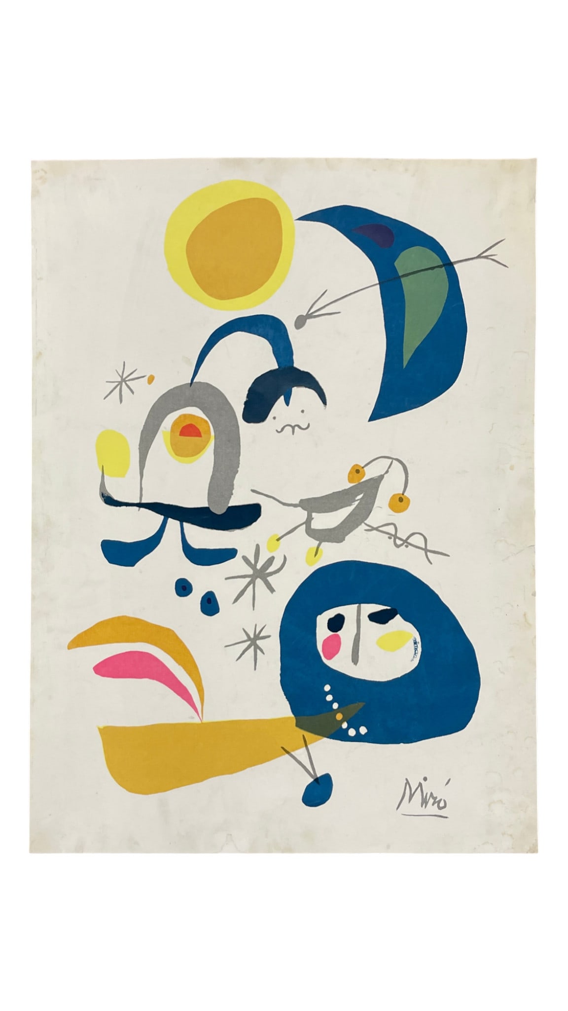 Joan Miro Lithograph: Joan Miro Lithograph