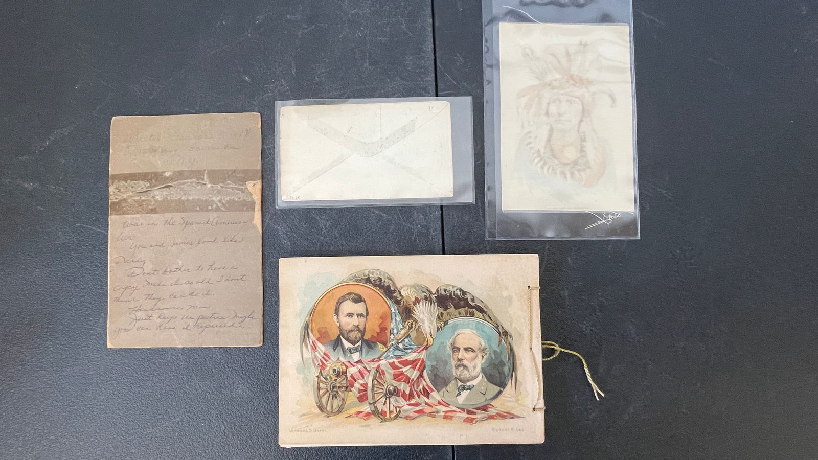 Antique US Militaria Postcards and Others - 5