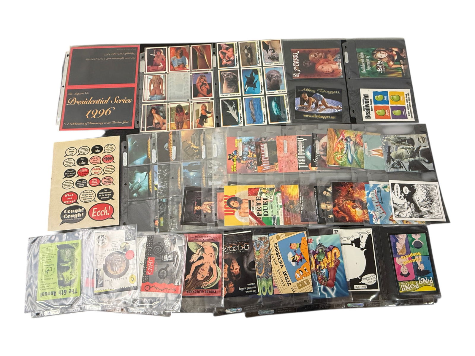 Vintage Magazines and Trading Cards Lot (1 of 1)