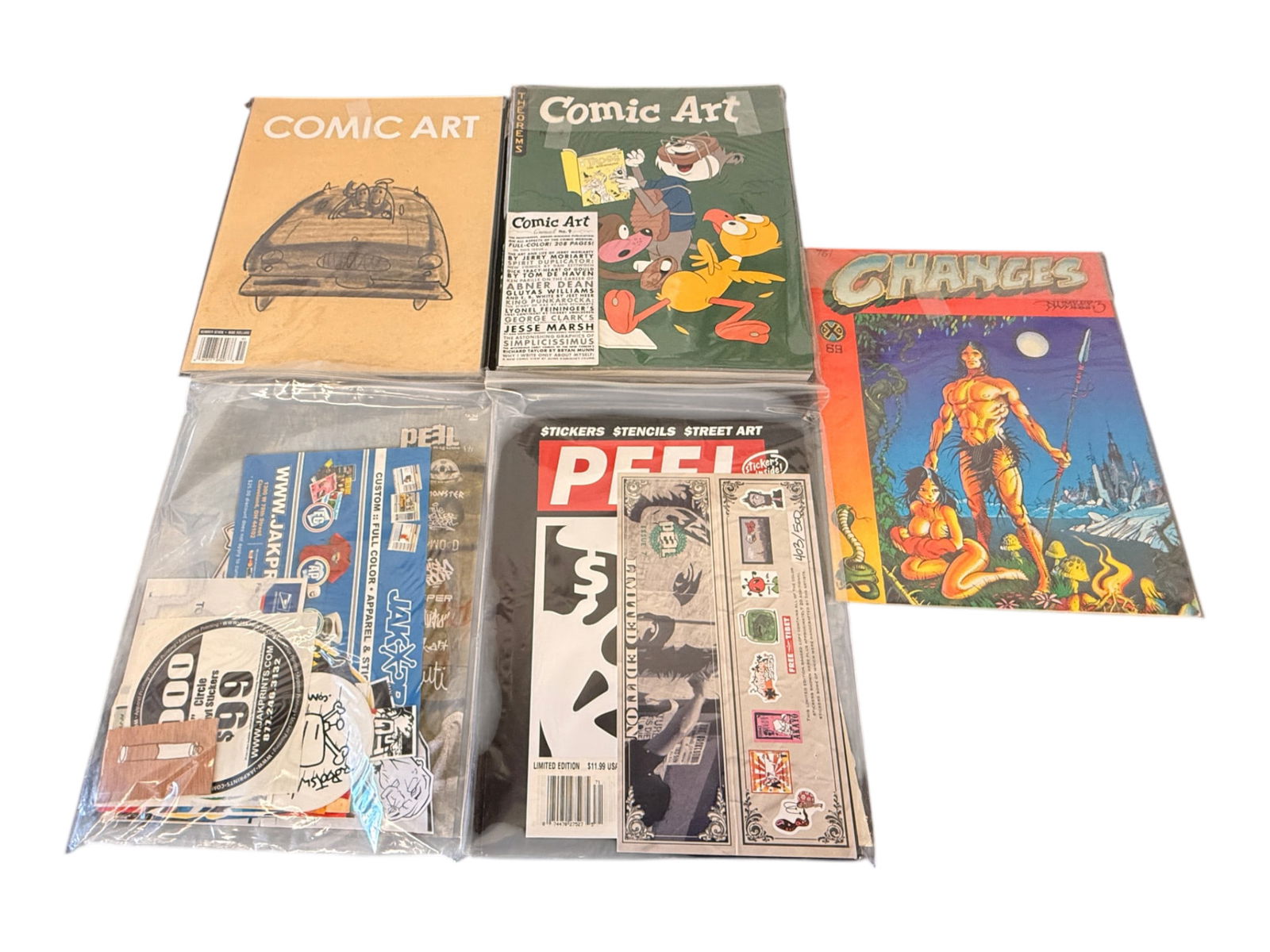 Comic Art Magazine/Comic Collection Lot: Comic Art Magazine/Comic Collection Lot