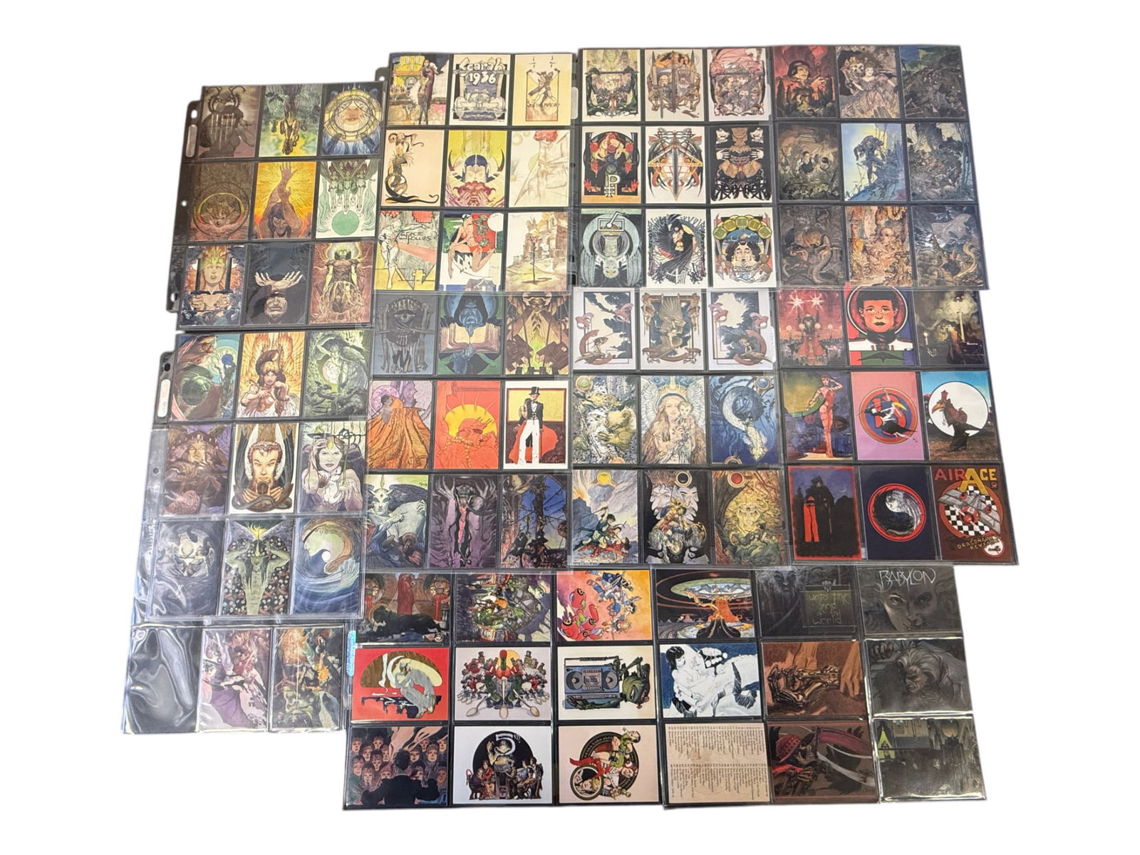 Extensive Moebius Comic Images Collector Card Lot: Extensive Moebius Comic Images Collector Card Lot