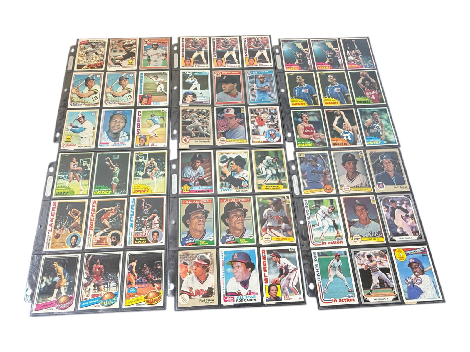 Assorted Baseball and Basketball Trading Cards (1 of 1)