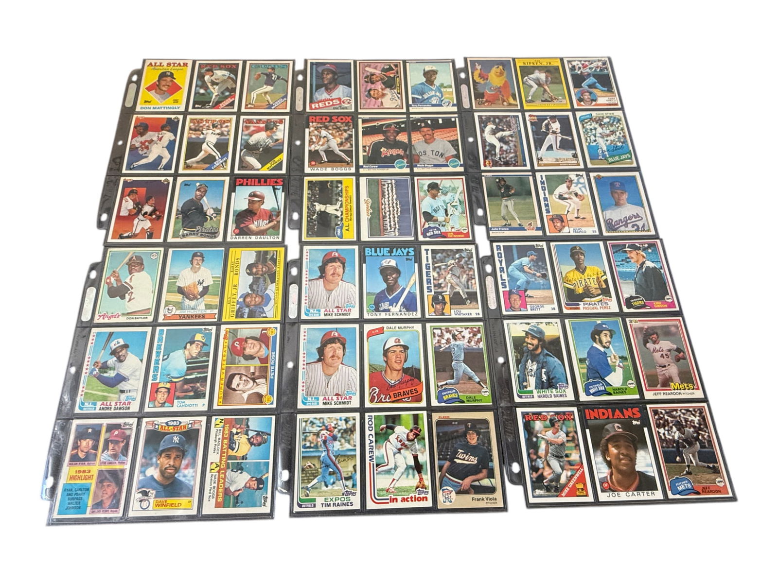 Assorted Baseball Trading Cards with Stars (1 of 1)