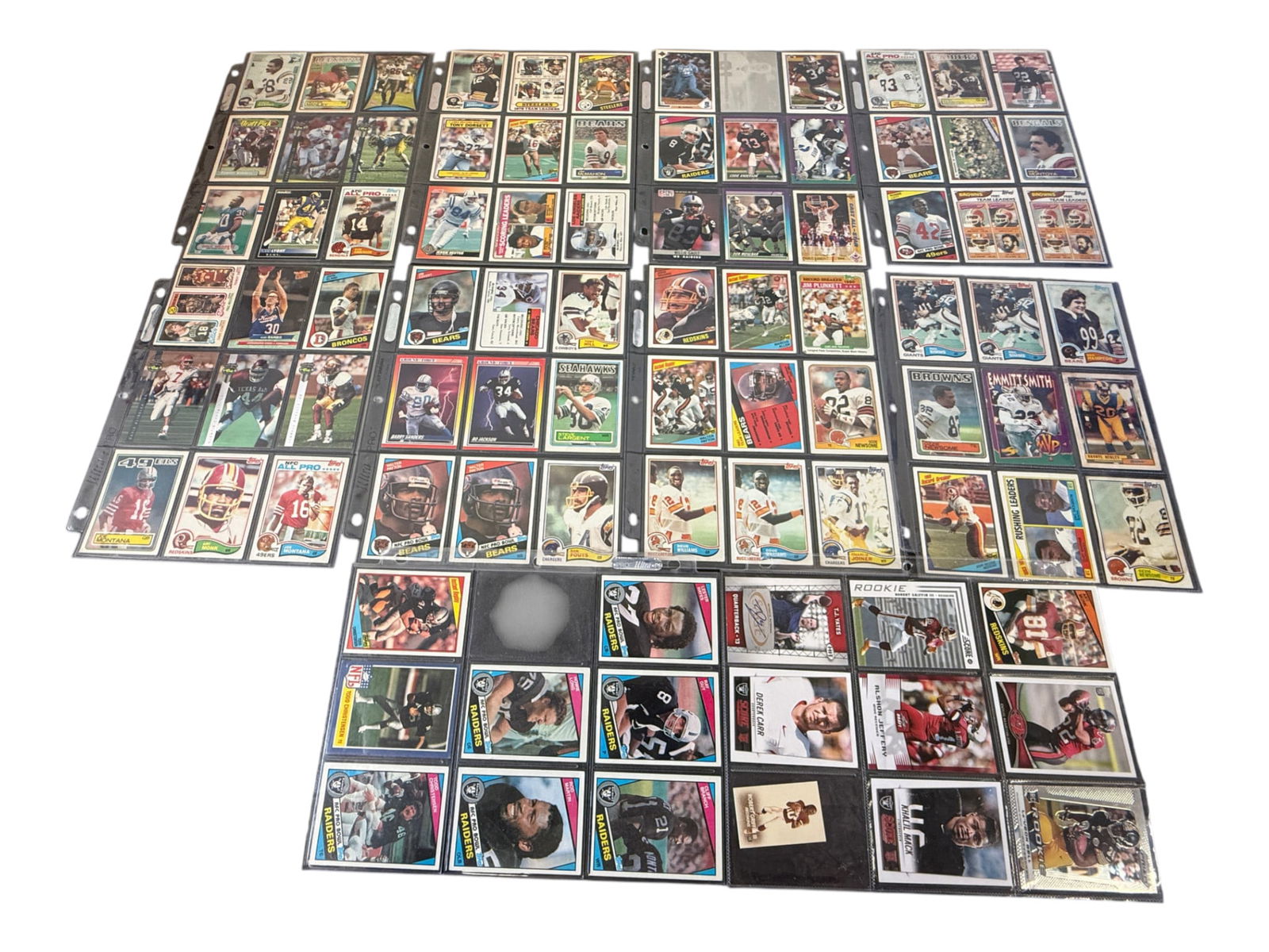 Assorted Football Trading Cards with NFL Stars (1 of 1)