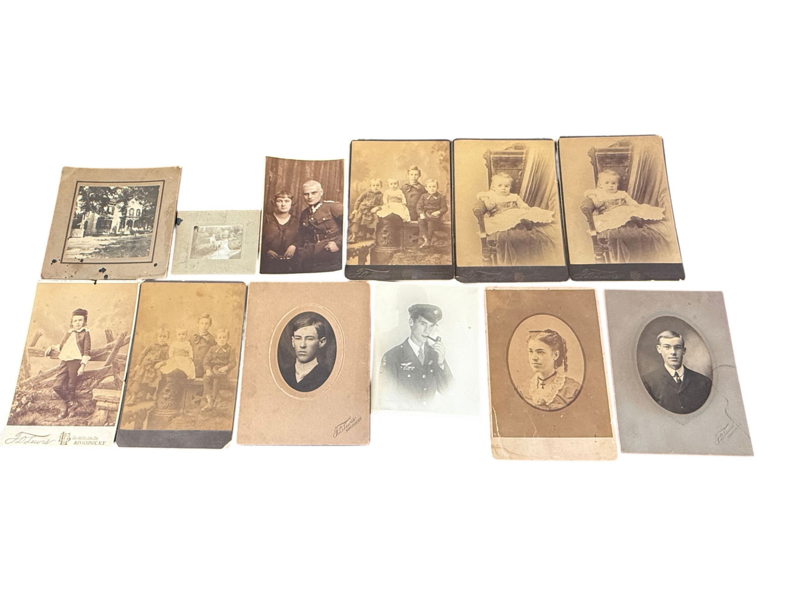 Assorted Antique Cabinet Cards and Portrait Photographs (1 of 2)
