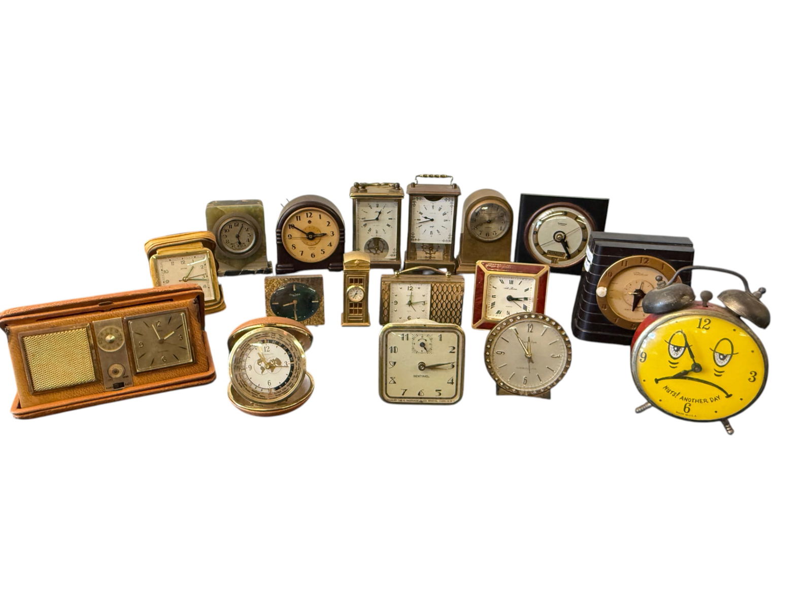 Large Group of Vintage Clocks and Clock Radios (1 of 2)