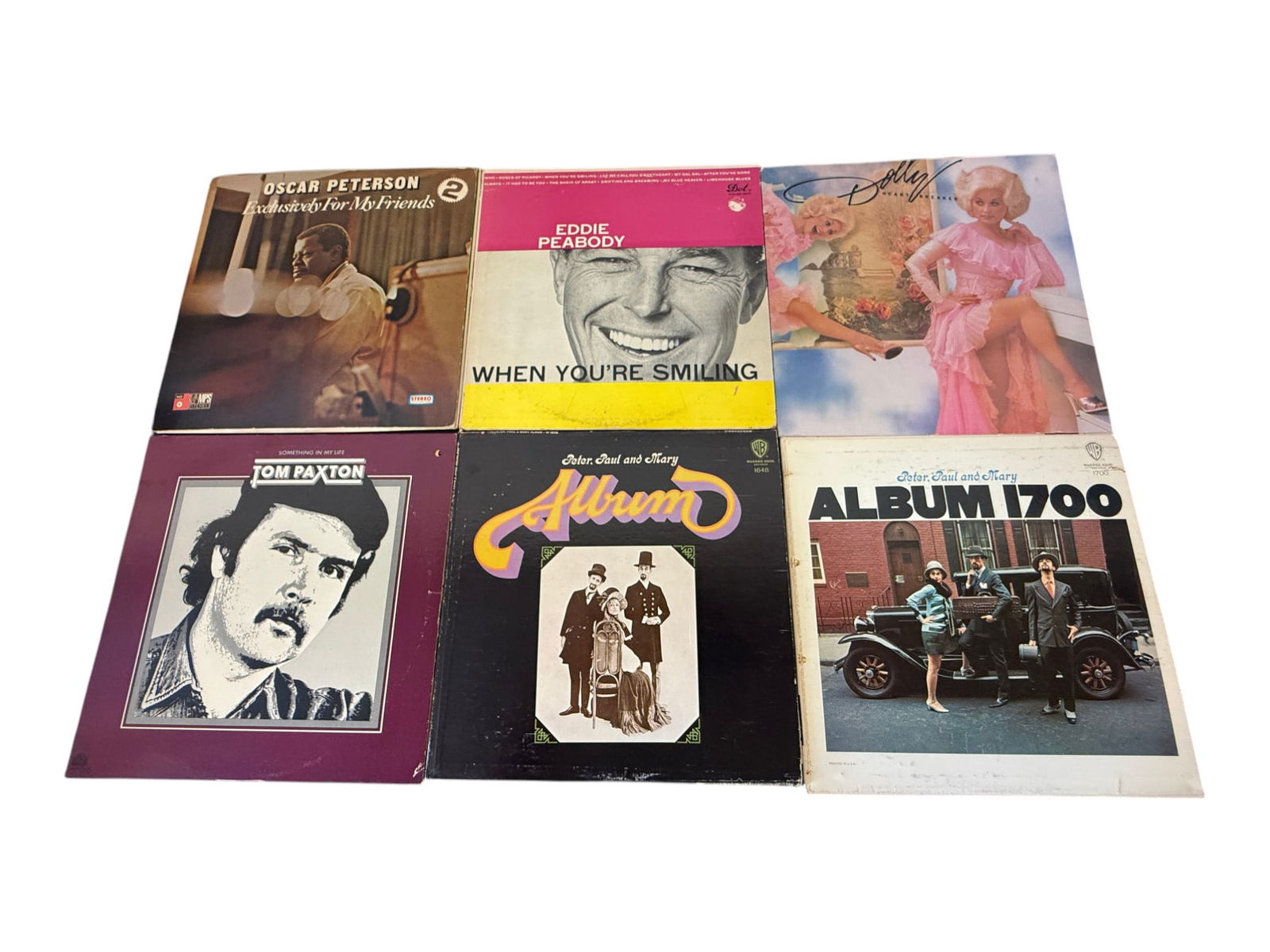 Group of Six Assorted Vinyl LP Records: Group of Six Assorted Vinyl LP Records