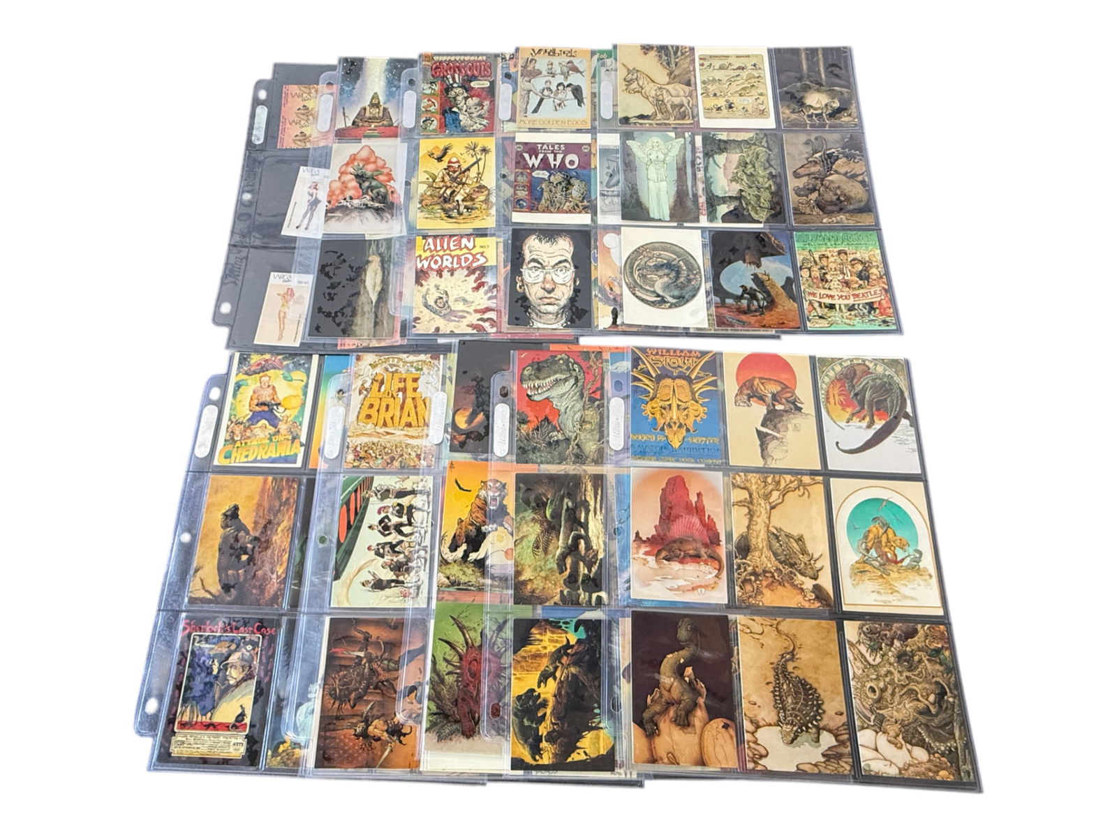 Vintage Sci-Fi Horror Trading Card Collection Lot: Vintage Sci-Fi Horror Trading Card Collection Lot