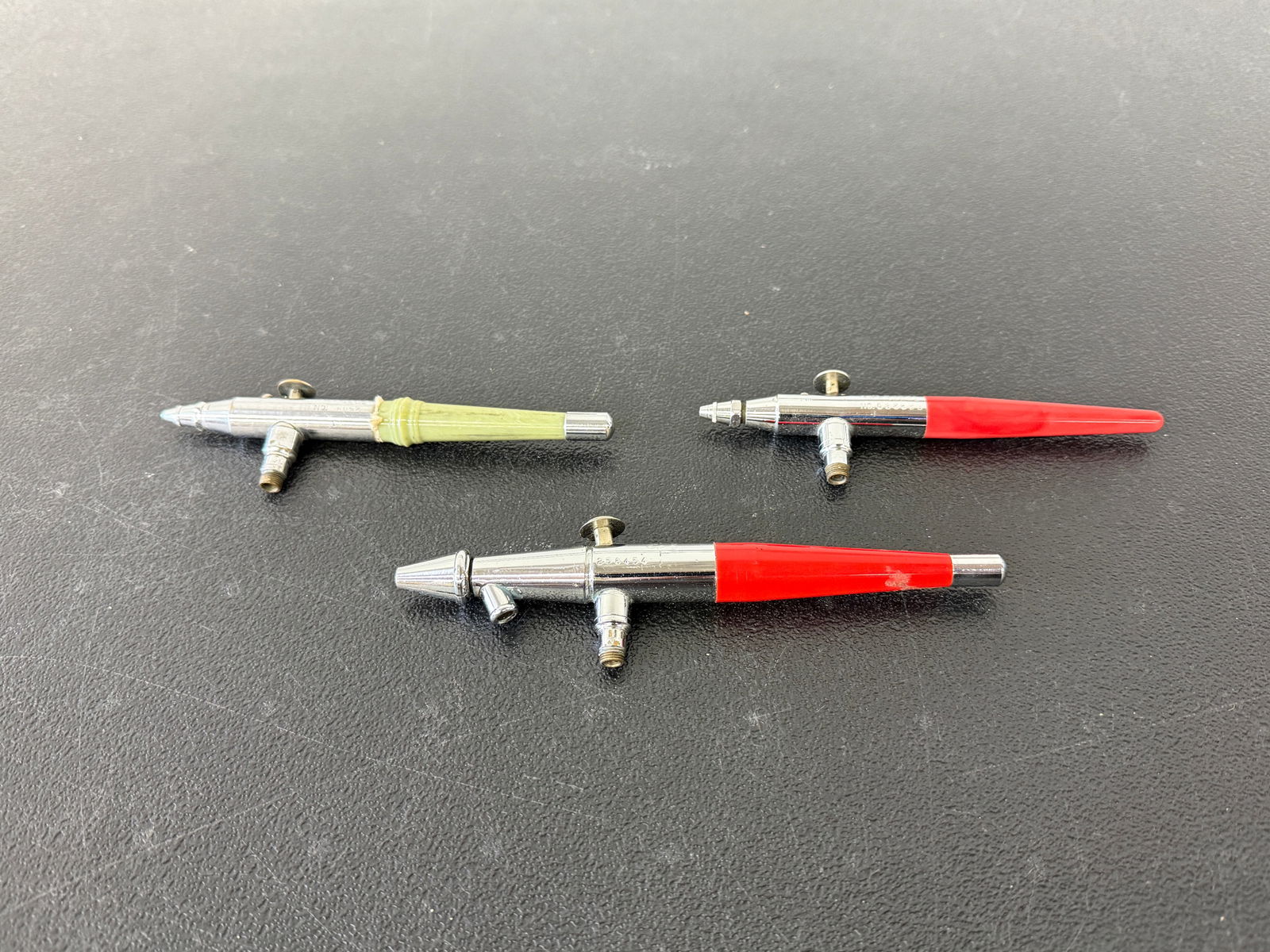 Group of Three Vintage Airbrush Tools: Group of Three Vintage Airbrush Tools