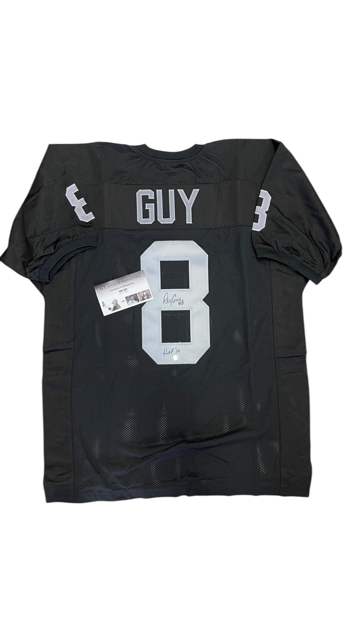 Ray Guy Signed Raiders Jersey with COA: Ray Guy Signed Raiders Jersey with COA