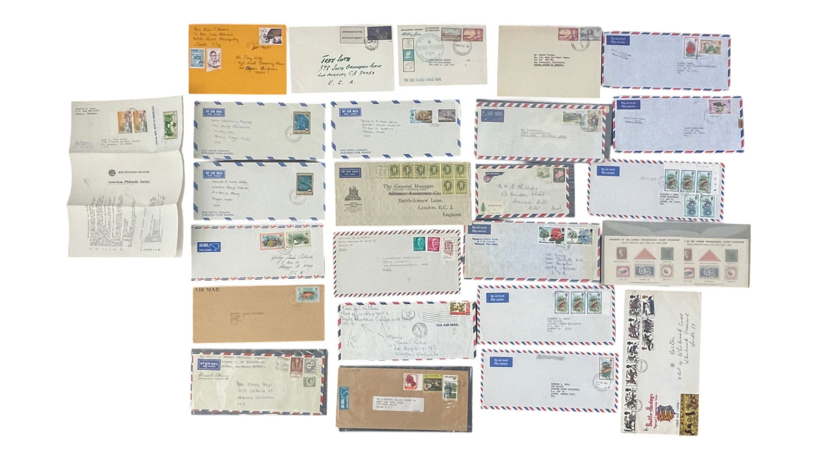 Large Lot of International Airmail Covers (1 of 10)